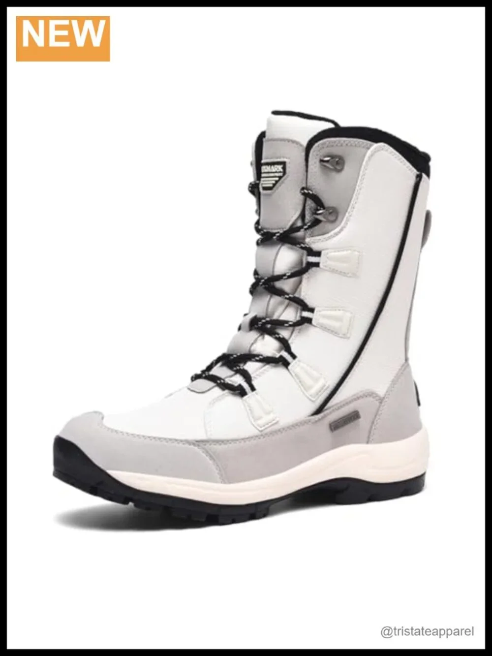 Waterproof Mid Calf Snow Boots Lace Up Winter Outdoor Footwear